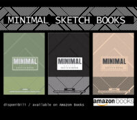 Nootempo X Books. Disponibili nella nostra libreria i Minimal sketch book per artisti, architetti e designers