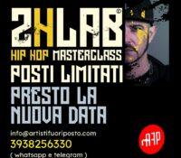 2HLAB masterclass cultura hip hop e laboratorio rap prossimamente a Cagliari